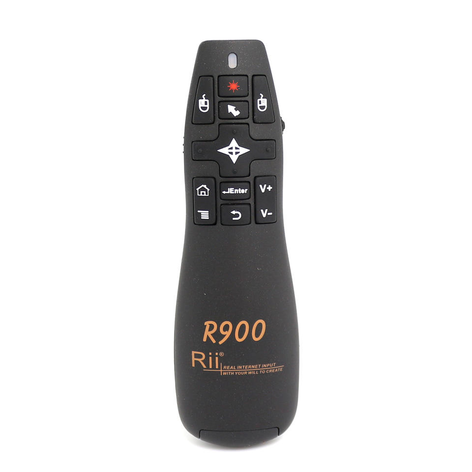 

Rii Mini R900 2.4G Wireless Лазер Pointer Presenter Дистанционное Управление для презентации PPT Speech Meeting Teaching