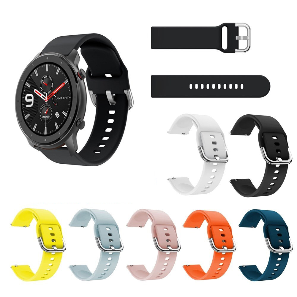 Zuivere kleur horlogeband horlogeband vervangen voor 47 mm Amazfit GTR Smart Watch