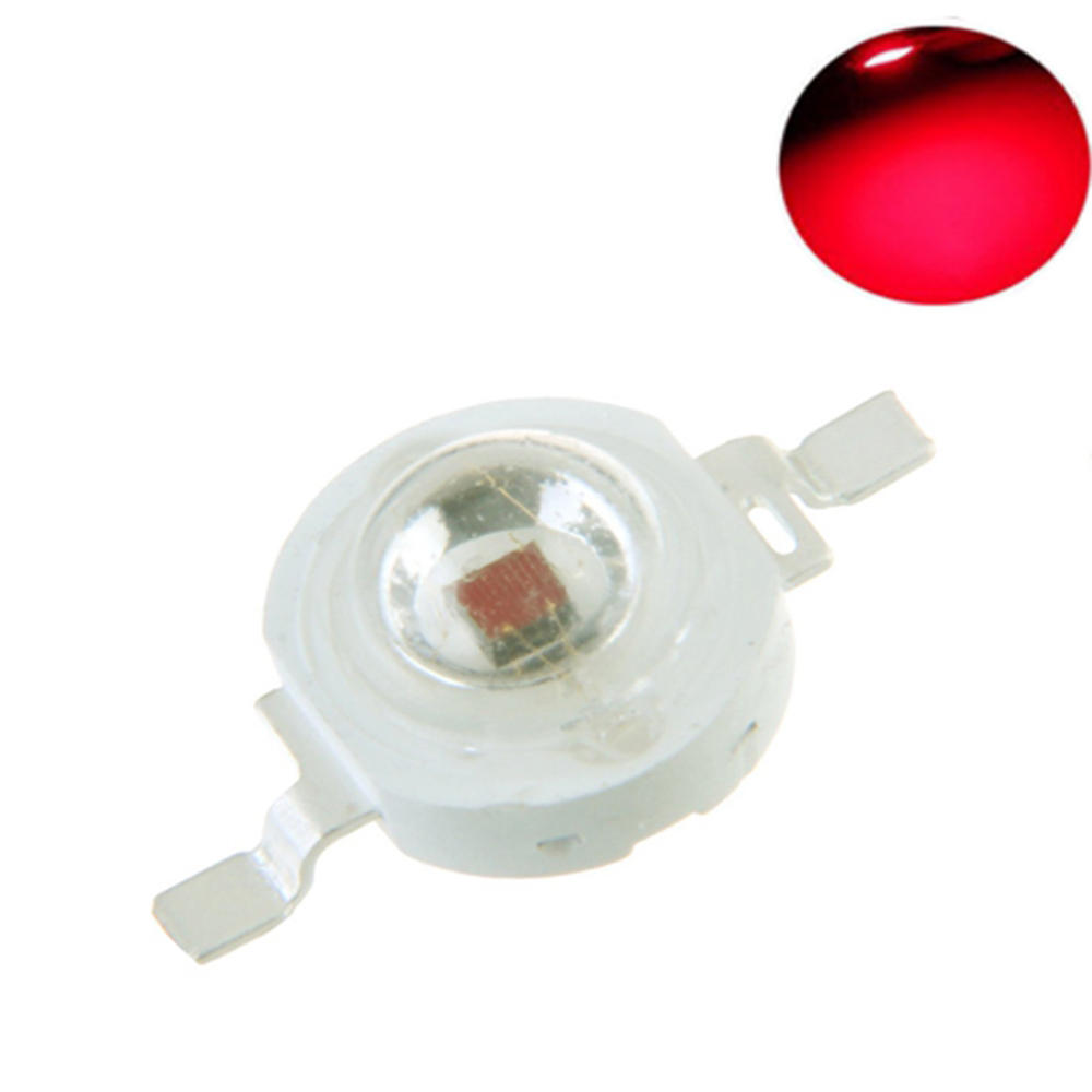 High Power 3W DC2.2-2.4V LED Chip Red DIY Light Lamp Bead Diode for Spotlight