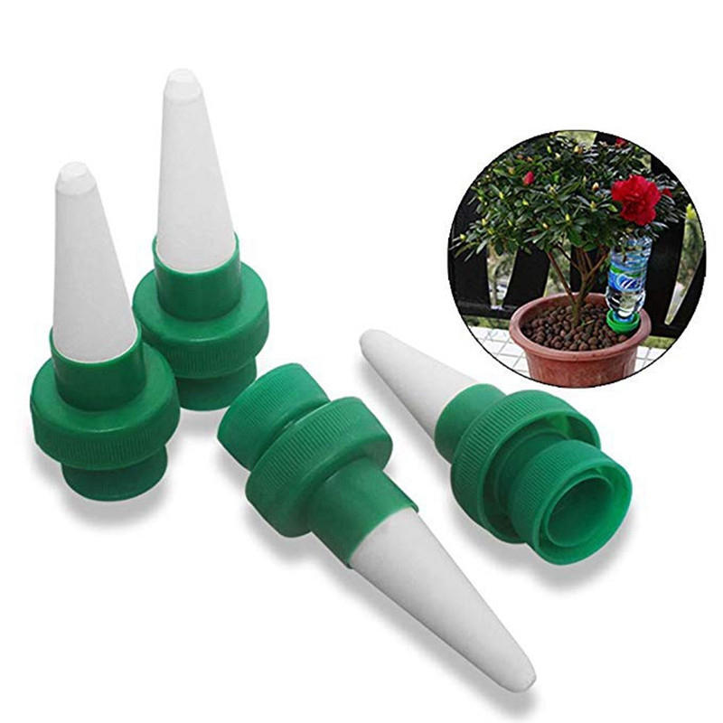 IPRee® 4Pcs Automatic Drip Irrigation Travel Household Water Bottle Dripping Device Set Auto Watering Spike