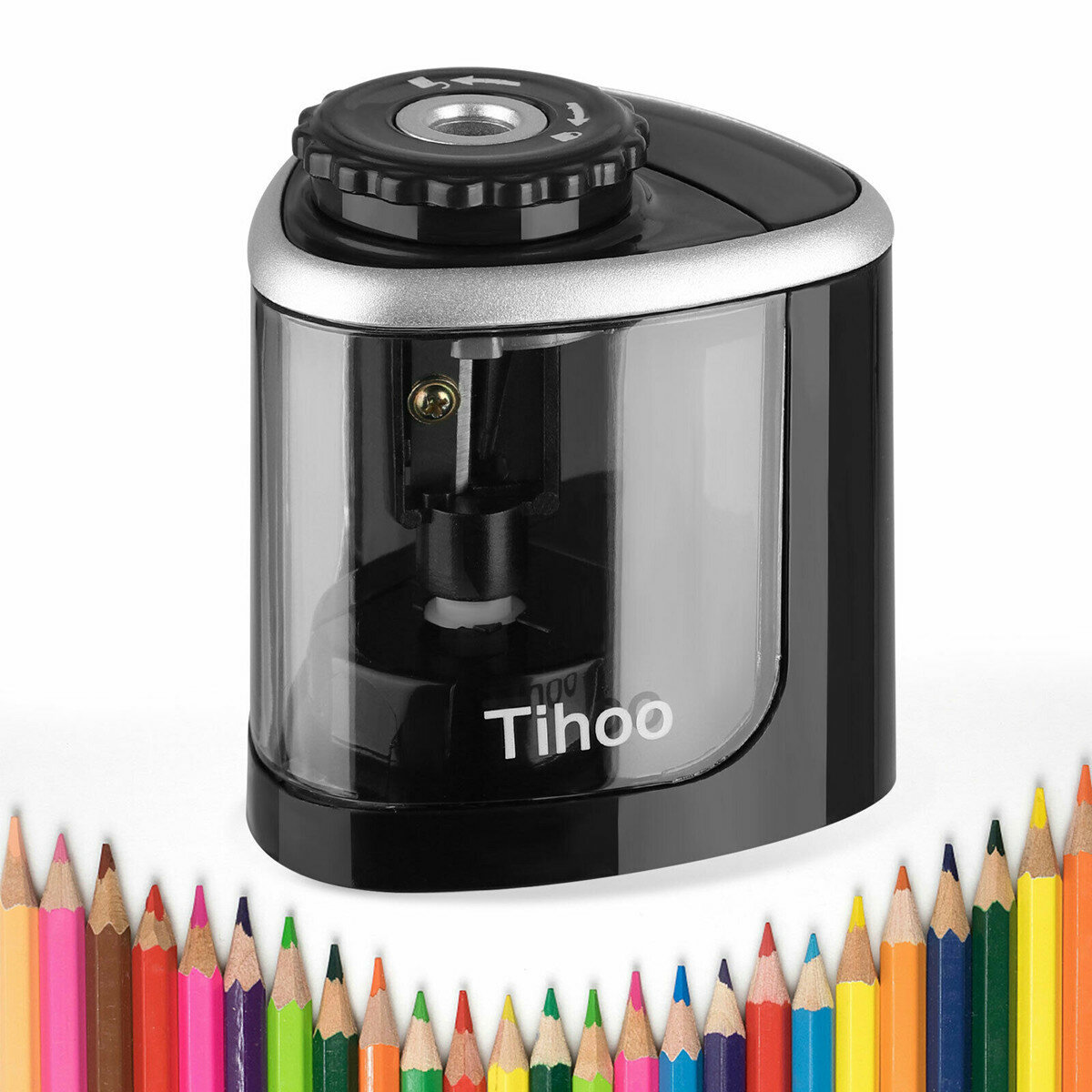 Electric Pencil Sharpener Automatic Touch Switch School Office Classroom Kids UK