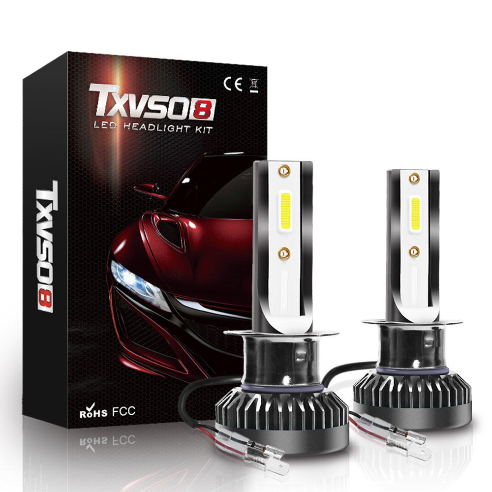 TXVSO8 G2 COB LED Autokoplampen Lampen H1 H4 H7 H8 H9 H11 9005 HB3 9006 HB4 9012 Mistlampen 80W 8000
