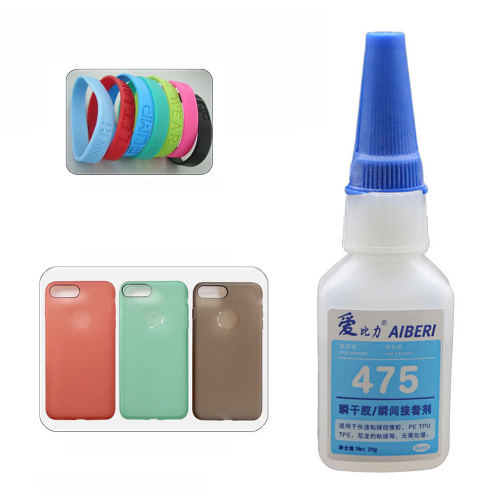 475 Transparent Silicone Glue Industrial Adhesive Instant Glue for TPU TPR TPE Rubber Leather