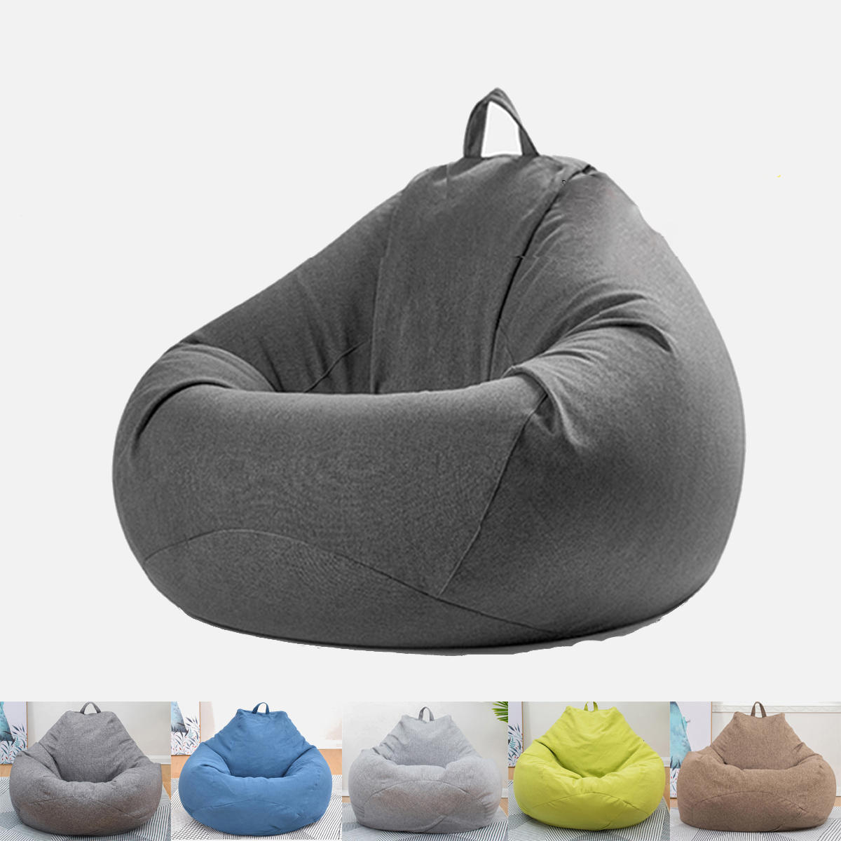 Extra Large Bean Bag Chair Lazy Sofa, Extra Large Bean Bag Chair Cover