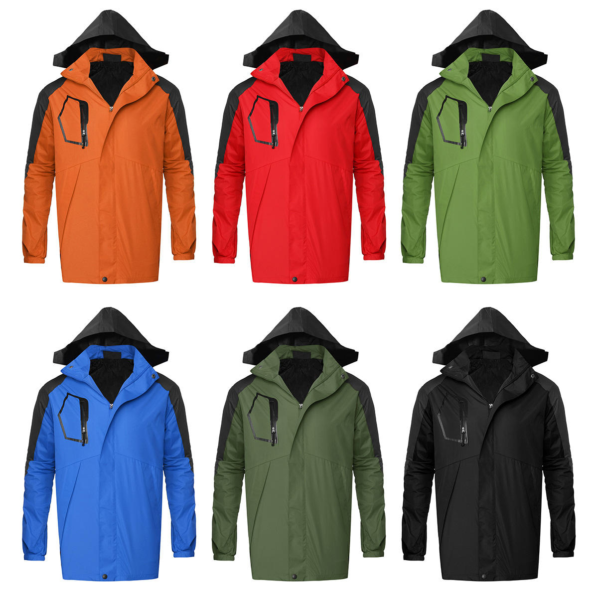 M-XXL Waterproof Windproof Coat Snow Winter Warm Jacket Hooded Outwear Outdoor Clothes For Hiking Fishing