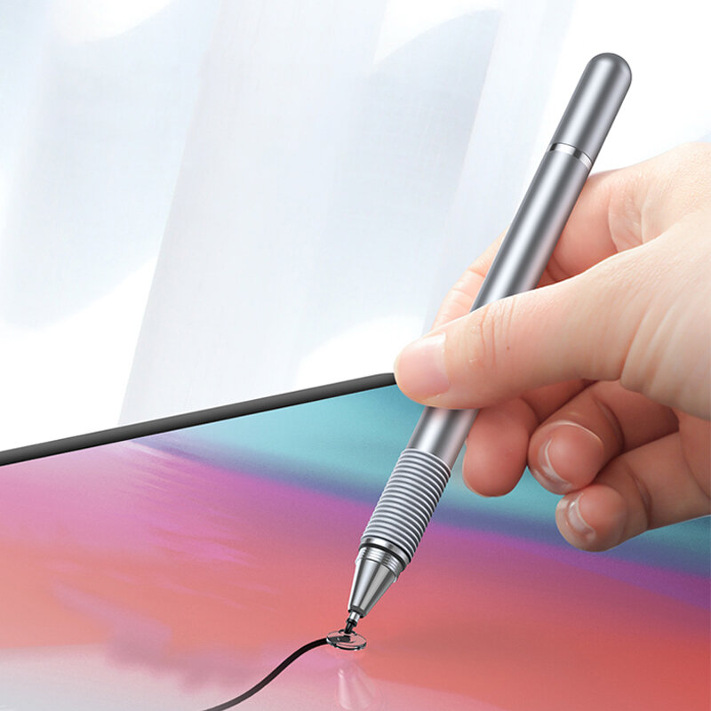 Baseus 2-op-1 touchscreen capacitieve stylus tekenpen voor iPhone mobiele telefoon tablet pc