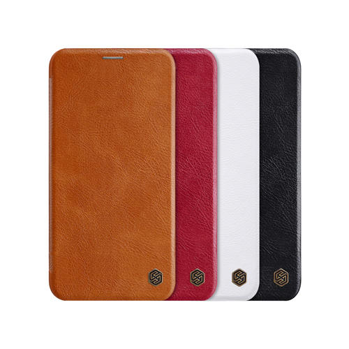 

NILLKIN Flip Shockproof Card Slots Holder Full Cover PU Leather PC Protective Case for iPhone 11 Pro Max 6.5 inch