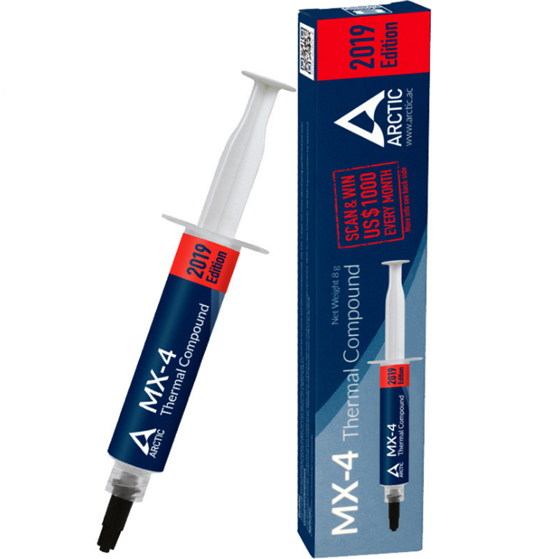 

Arctic MX-4 8g Silicone Technology Thermally Compound Thermal Grease For PC CPU Heat Sink