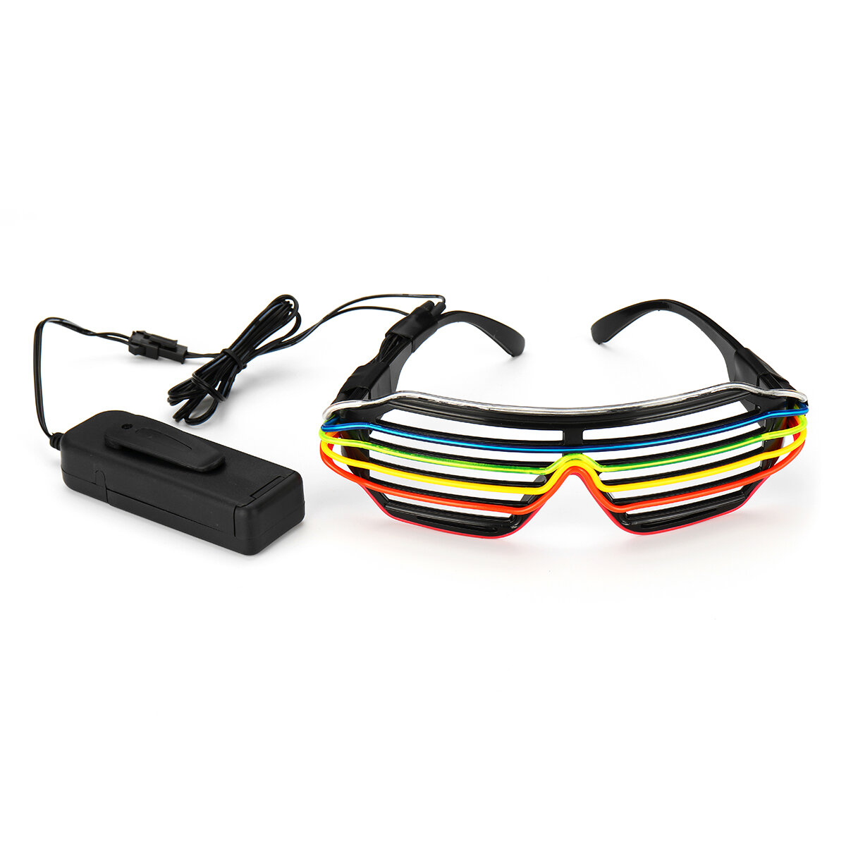 6 Colors LED Golwing Lighting EL Cold Light Glasses Eyewear Nightclub Party Goggles