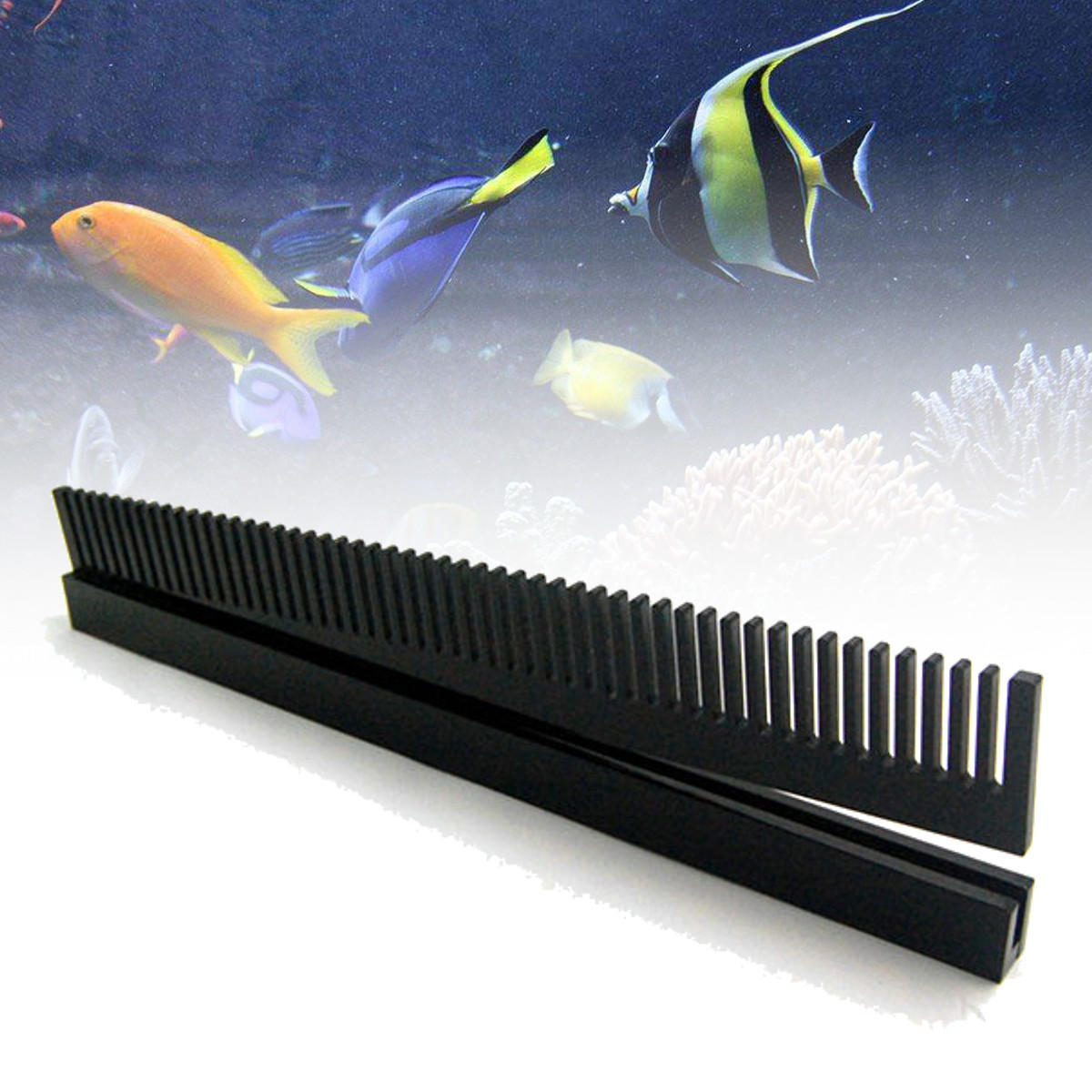 32cm Length Black Acrylic Aquarium Weir Comb Marine Sump Fish Tank Refugium