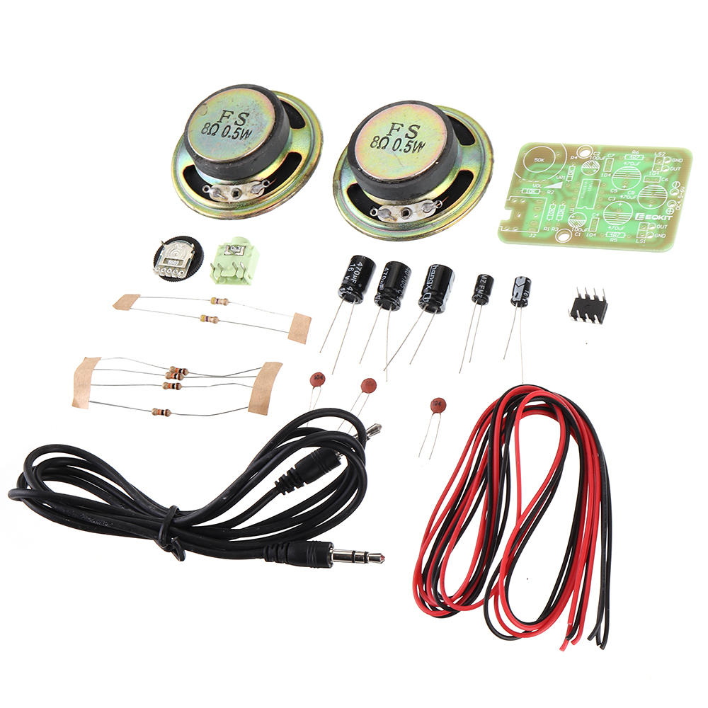 

3pcs EQKIT AMP-1 TDA2822M Power Amplifier Amplify Module DIY Kit Electronic Production forDiy Kit Electronic PCB Board
