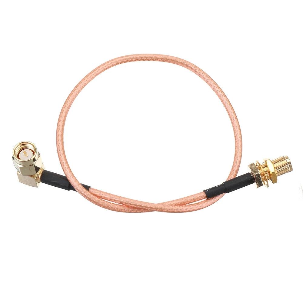 

2 шт.20 см SMA кабель SMA штекер под прямым углом к SMA женский коаксиальный кабель RF Провод RG316 Коннектор адаптер