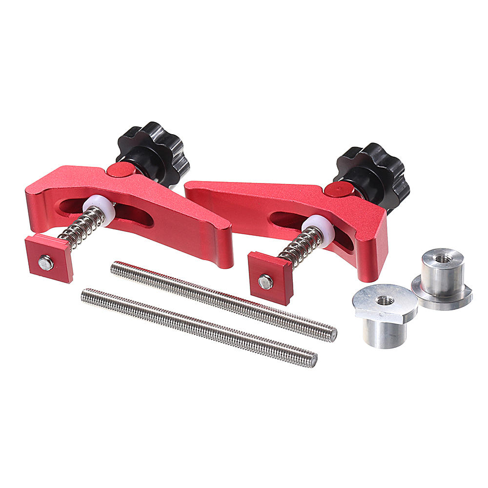 Quick Acting Hold Down Clamp Set Metal For T-Slot T-Track Woodworking Alloy Tool