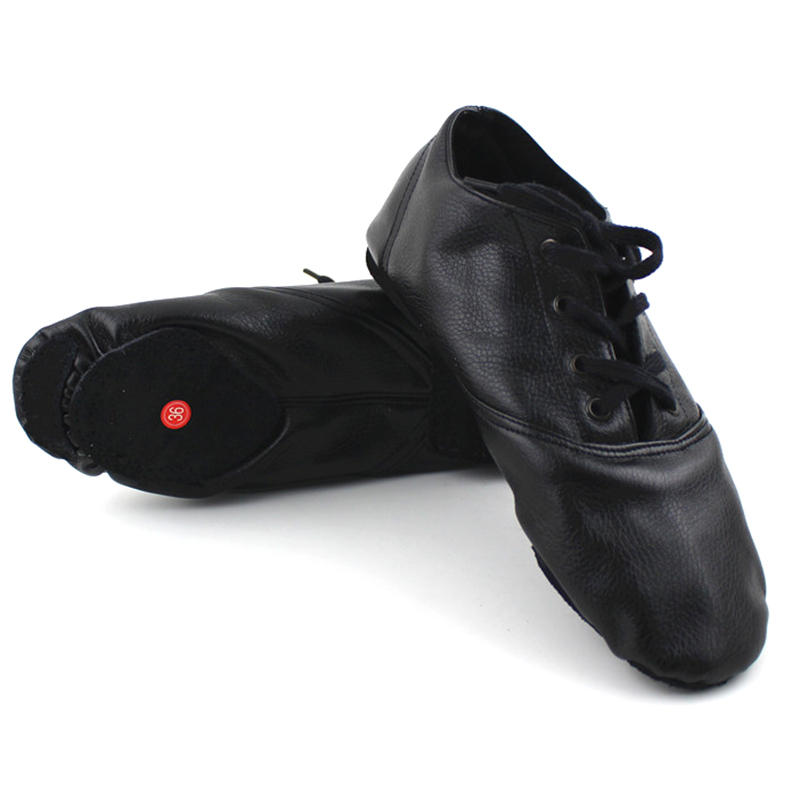 Chaussures en cuir brillant pour femmes - Chaussures de danse, chaussures habillées, chaussures de ballet de fitness