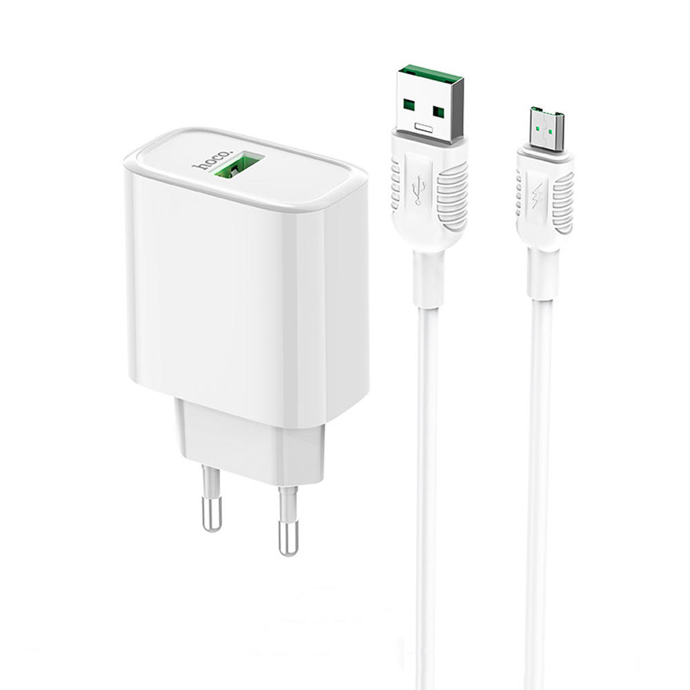 

HOCO 22.5W QC3.0 Fast Charging USB Charger Adapter For iPhone 8Plus XS 11Pro Huawei P30 Pro Mate 30 Mi9 9Pro Oneplus 6T