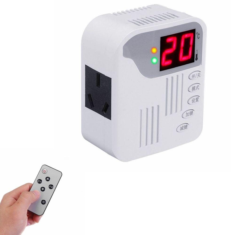 

ZFX-003 Carbon Crystal Plate Thermostat Socket Temperature Control Remote Control Switch Radiator Temperature Controller