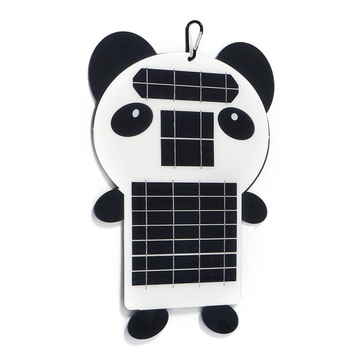 18V 15W Semi-flexible IP65 Monocrystalline Silicon Panda Shape Solar Panel for Outdoor Working RC Bo