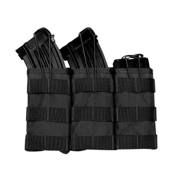 ZANLURE 1000D Nylon Molle Tactical Bag Triple Magazine Pouch For Camping Hunting 