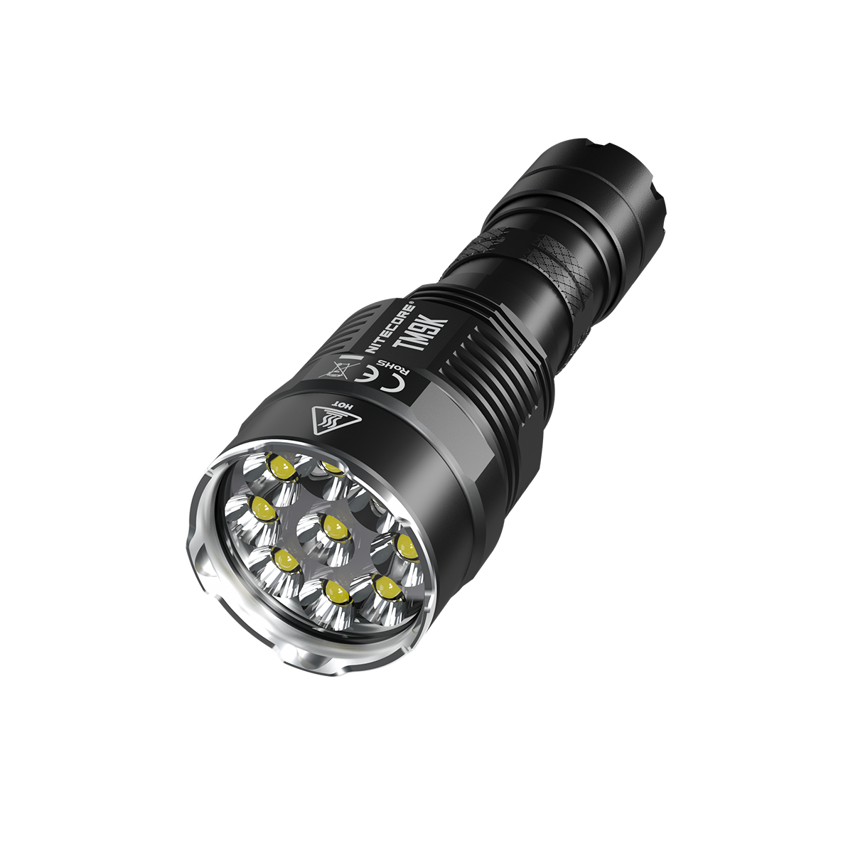 

NITECORE TM9K 9x XP-L HD V6 9500LM USB-C QC Rechargeable Tactical Flashlight With 5000mAh 21700 Battery