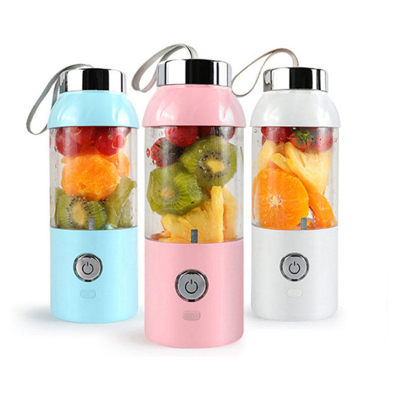 550 ml 60 W USB Elektrische Fruitpers Fles DIY Shaker Blender Juice Extracter Cup
