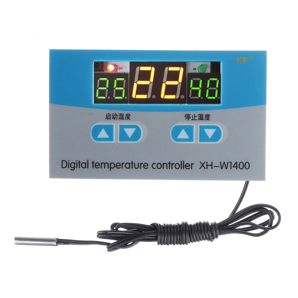 

3pcs 24V XH-W1400 Digital Thermostat Embedded Chassis Three Display Temperature Controller Control Board