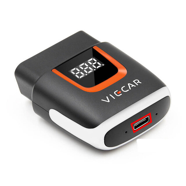 Viecar VP004 ELM327 V2.2 WIFI met Type C USB-interface OBD2 EOBD Car Diagnostic Scanner Tool OBD II 