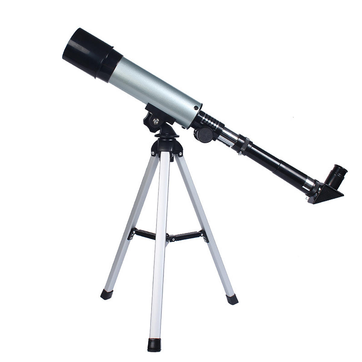 Télescope astronomique réfracteur F36050 90X avec miroir céleste à 90°. Image claire.
