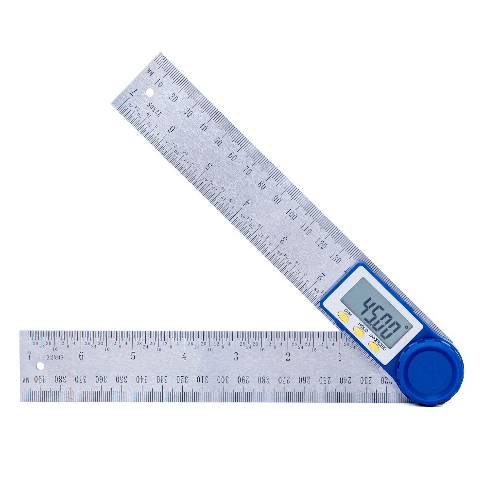 200mm Digital Angle Finder Meter Protractor Goniometer Ruler 200mm 360° Measure 