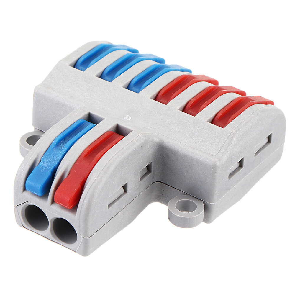 Push-To-Connect Two/Three-Way Parallel Tubing Connector
