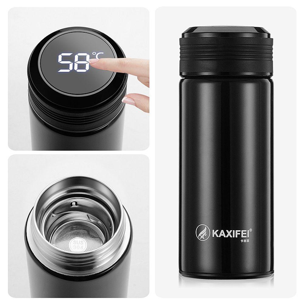 K916 300ML Smart Stainless Steel Insulation Vacuum Bottle LED Touch Screen Temperature Display Vacuu