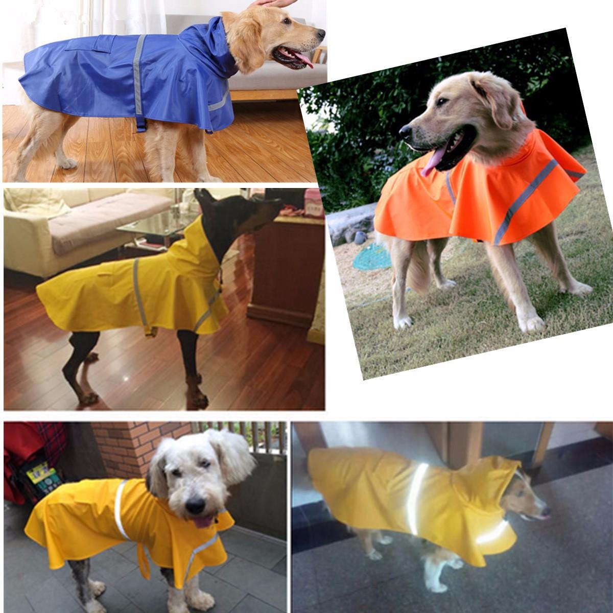 Hondenregenjas Waterdichte Outdoor Regenjas Jas Fleece Reflecterend Veilig