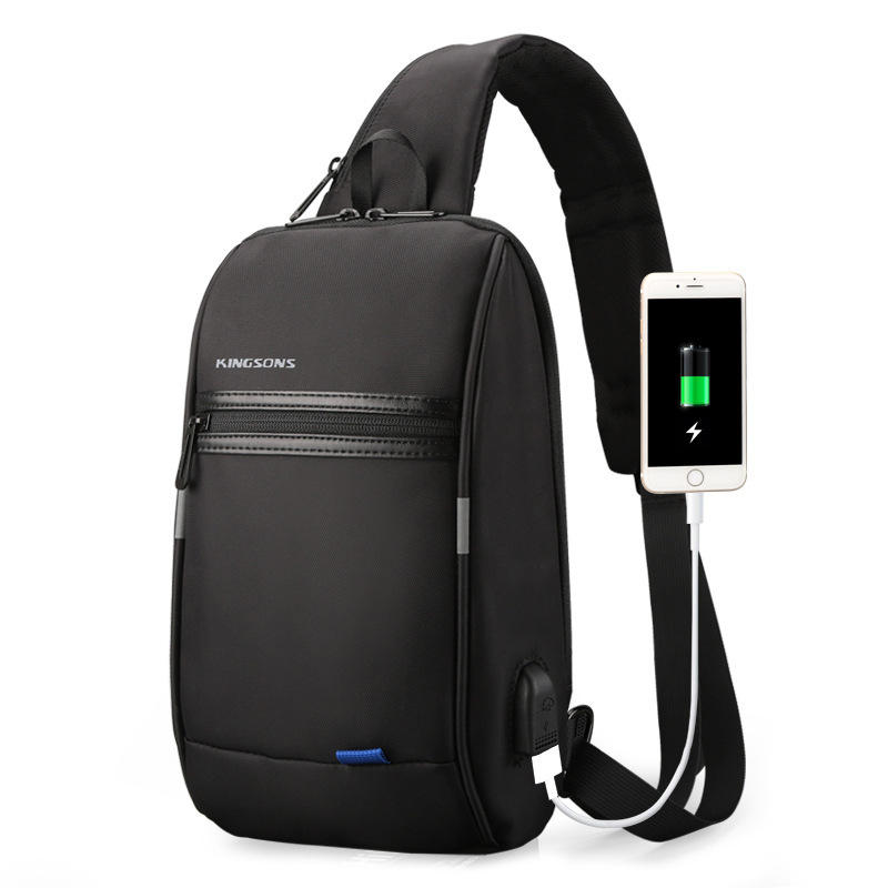 كينجزون KS3174W حقيبة الصدر USB 10 بوصة حقيبة كمبيوتر محمول حقيبة الكتف عارضة للتخييم السفر
