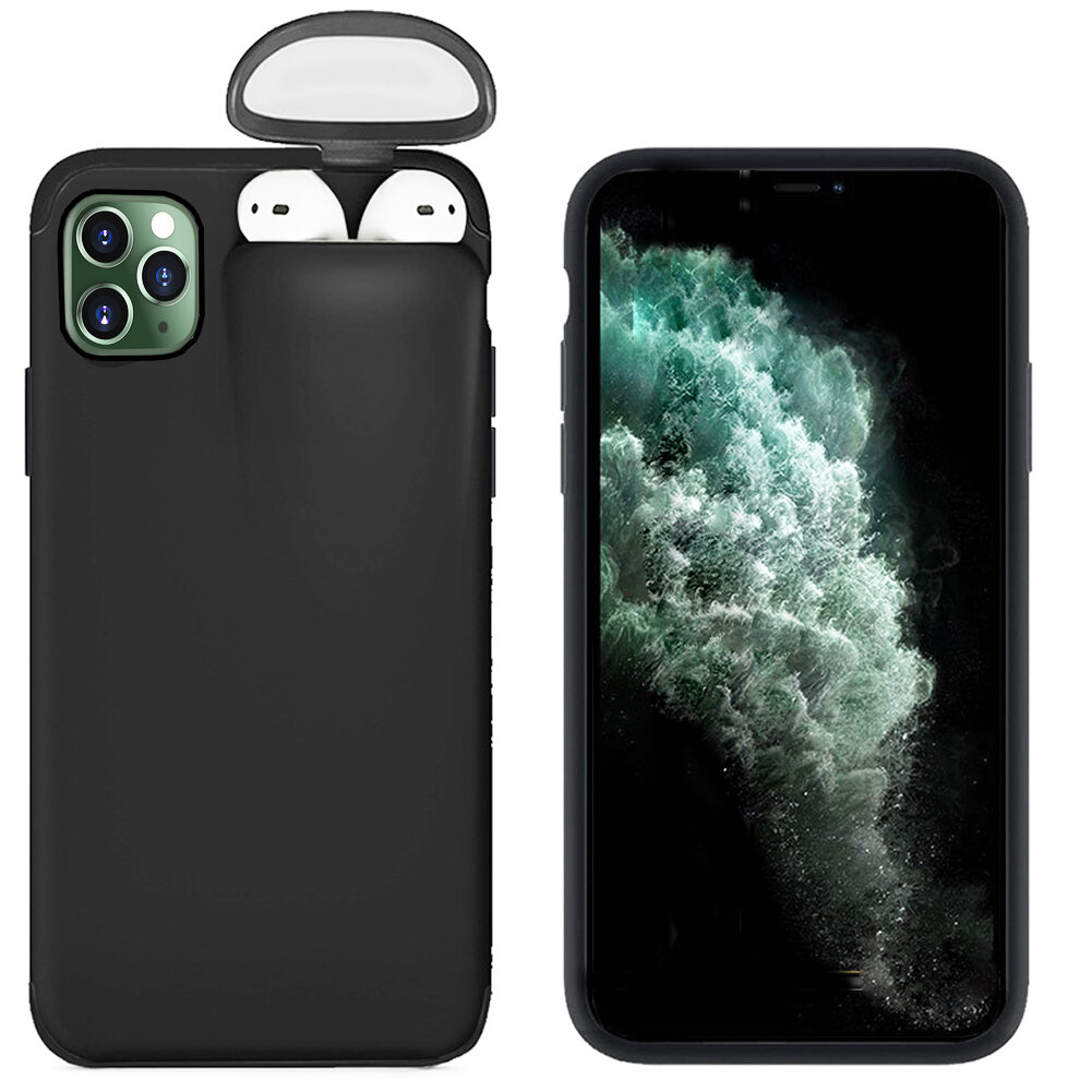 Bakeey Multifunction Creative 2 in 1 Anti-scratch Shockproof Matte PC Protective Case for iPhone 11 