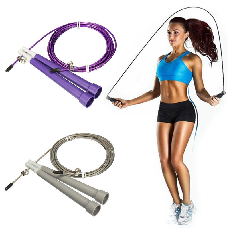 Cable Steel Speed Wire Skipping Adjustable Rope Skipping Fitness Sport Exercise Cardio Rope Jumping