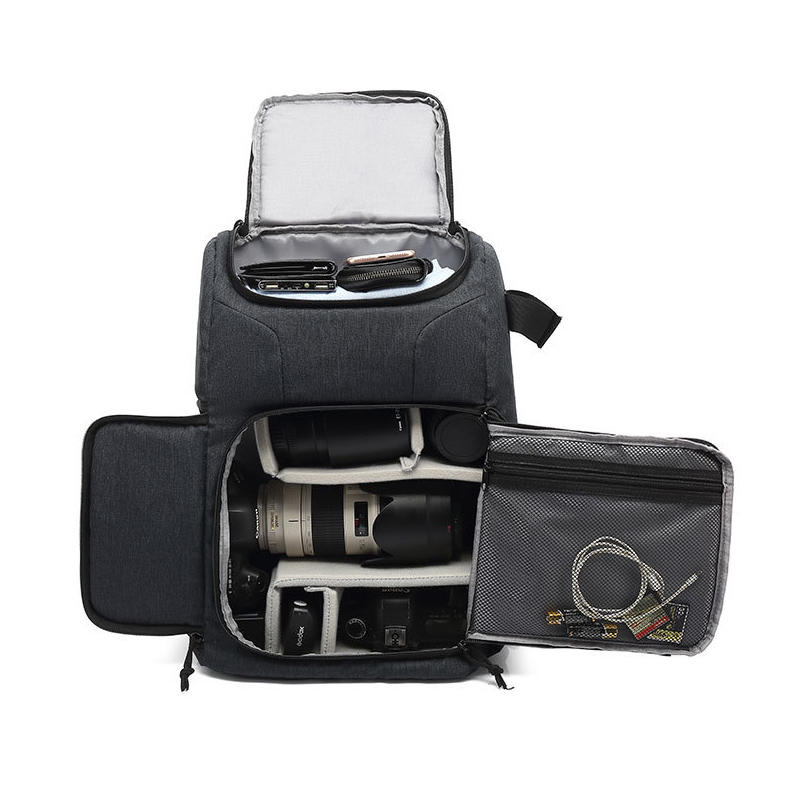 IPRee® Αδιάβροχη τσάντα κάμερας PU Φωτογραφικό σακίδιο πλάτης Τσάντες ταξιδίου