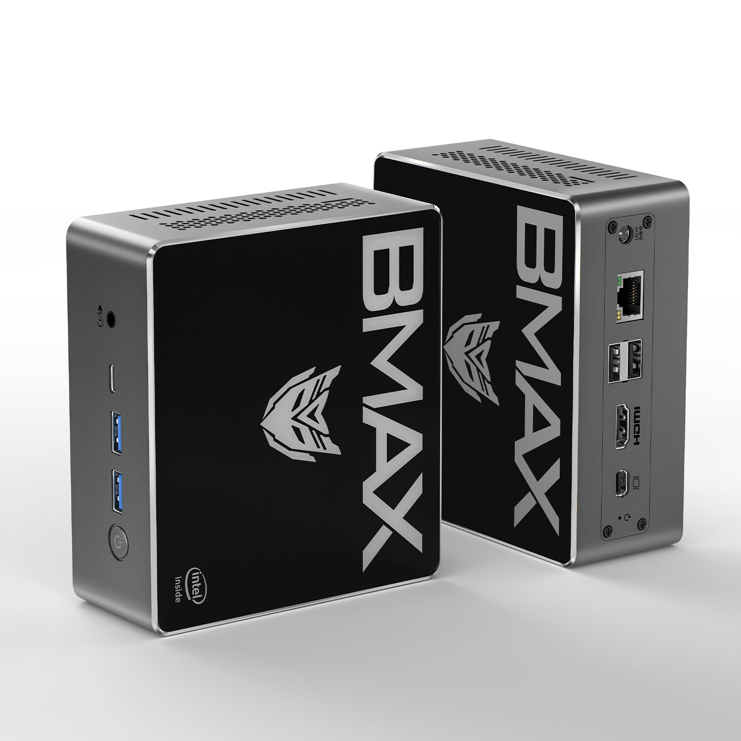 

Bmax B3 Plus Mini PC Intel Pentium Gold 5405U 8GB DDR4 256GB NVMe SSD with Two Channel Speaker Intel 9th Gen UHD Graphic
