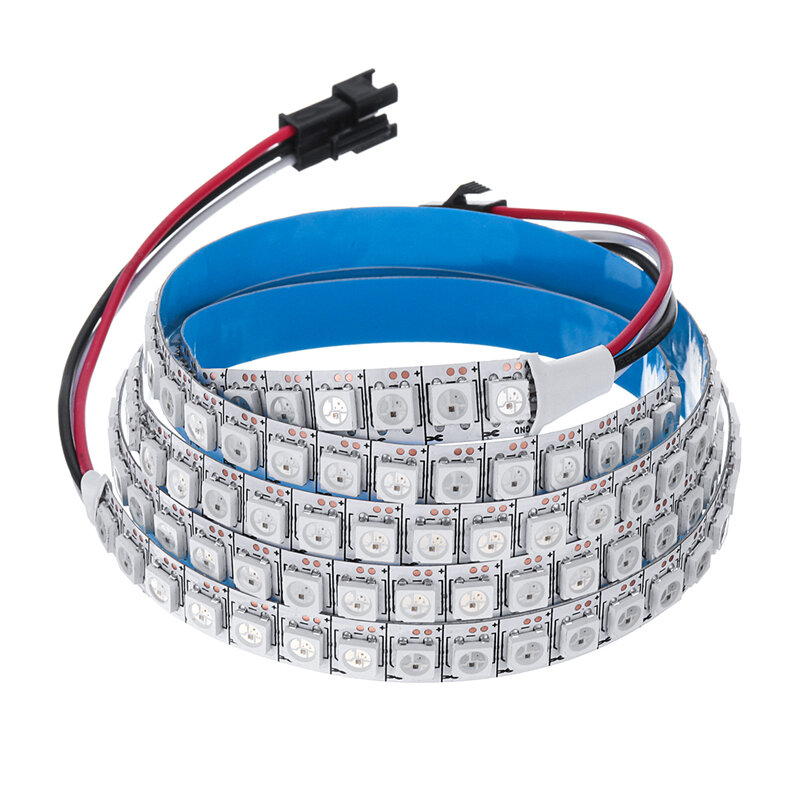 100CM WS2812B 5050SMD Non waterproof 100 LED RGB Strip Light Built In IC for Hotel Bar Home DC5V