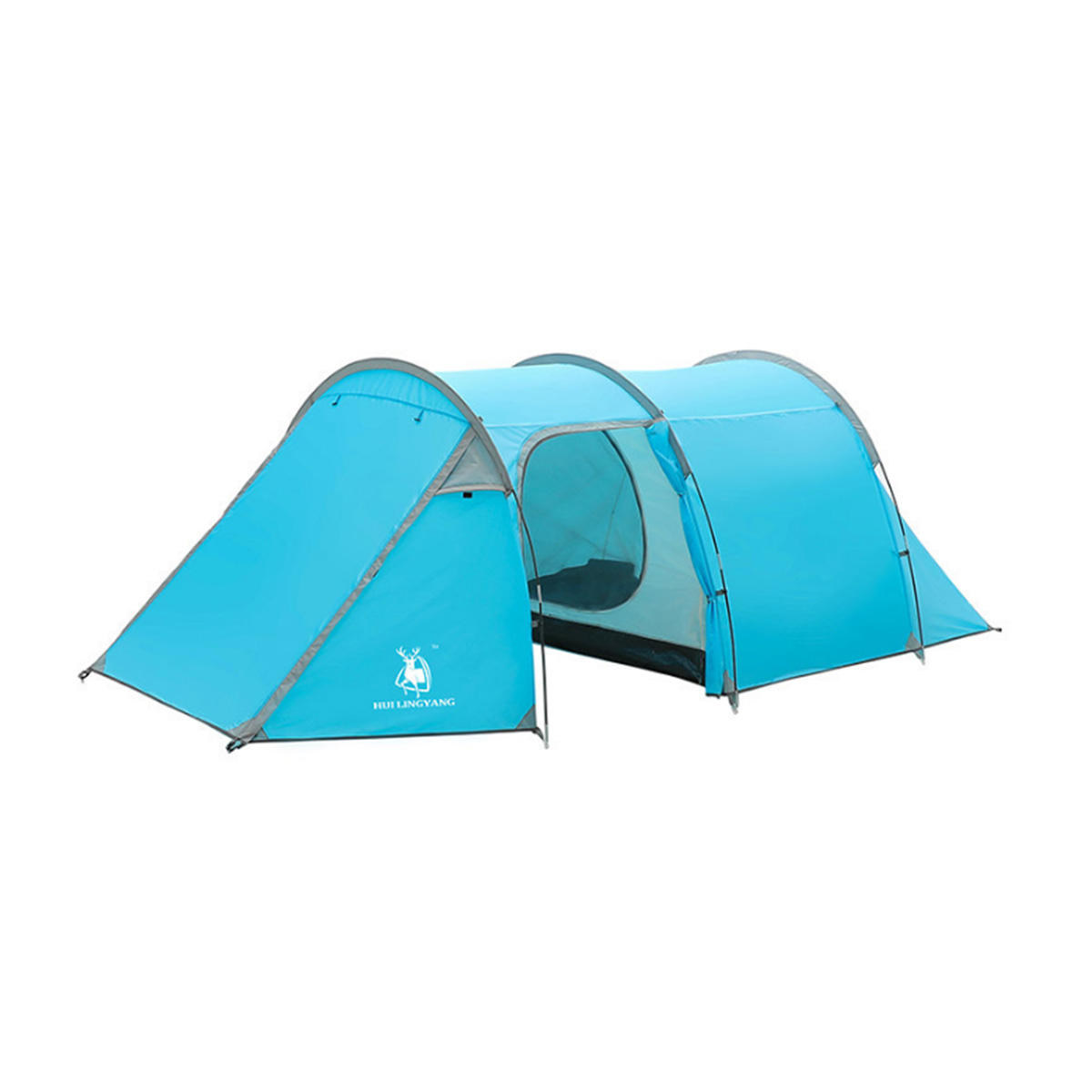 Campingzelt für 4-5 Personen, Strandzelt, großes Wanderzelt, wasserdichtes Sonnensegel.