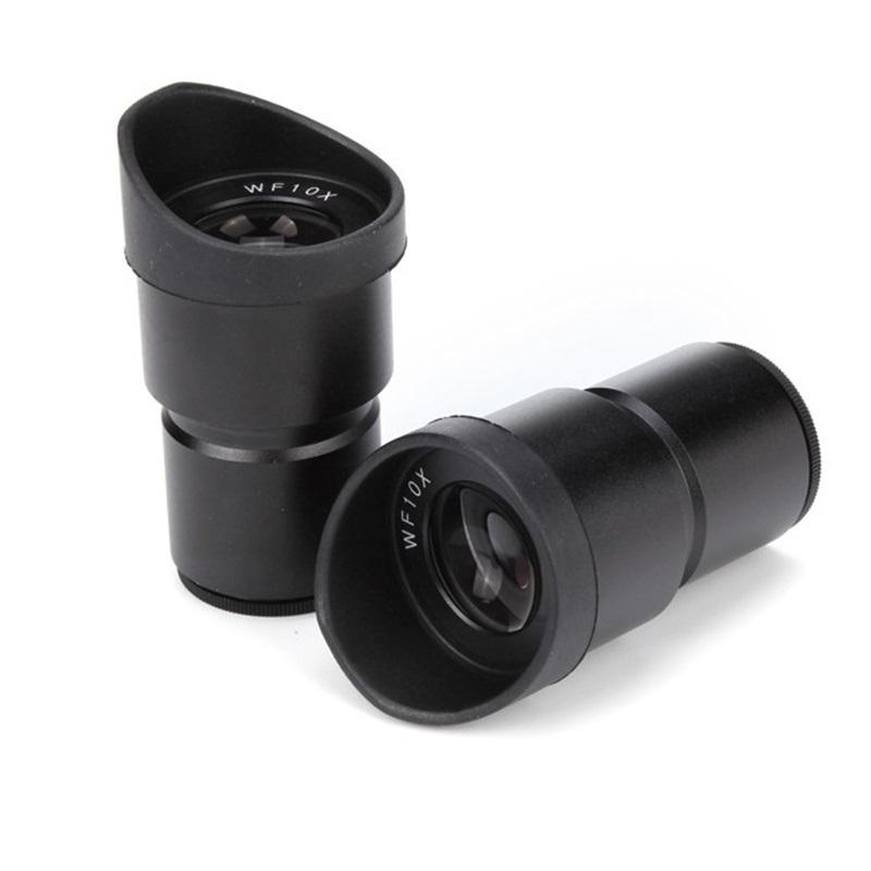 2 stks DM-WF006-T WF10X Microscoop Oculaire Lens Brede Hoek Verstelbare Oculair Stereo Microscoop