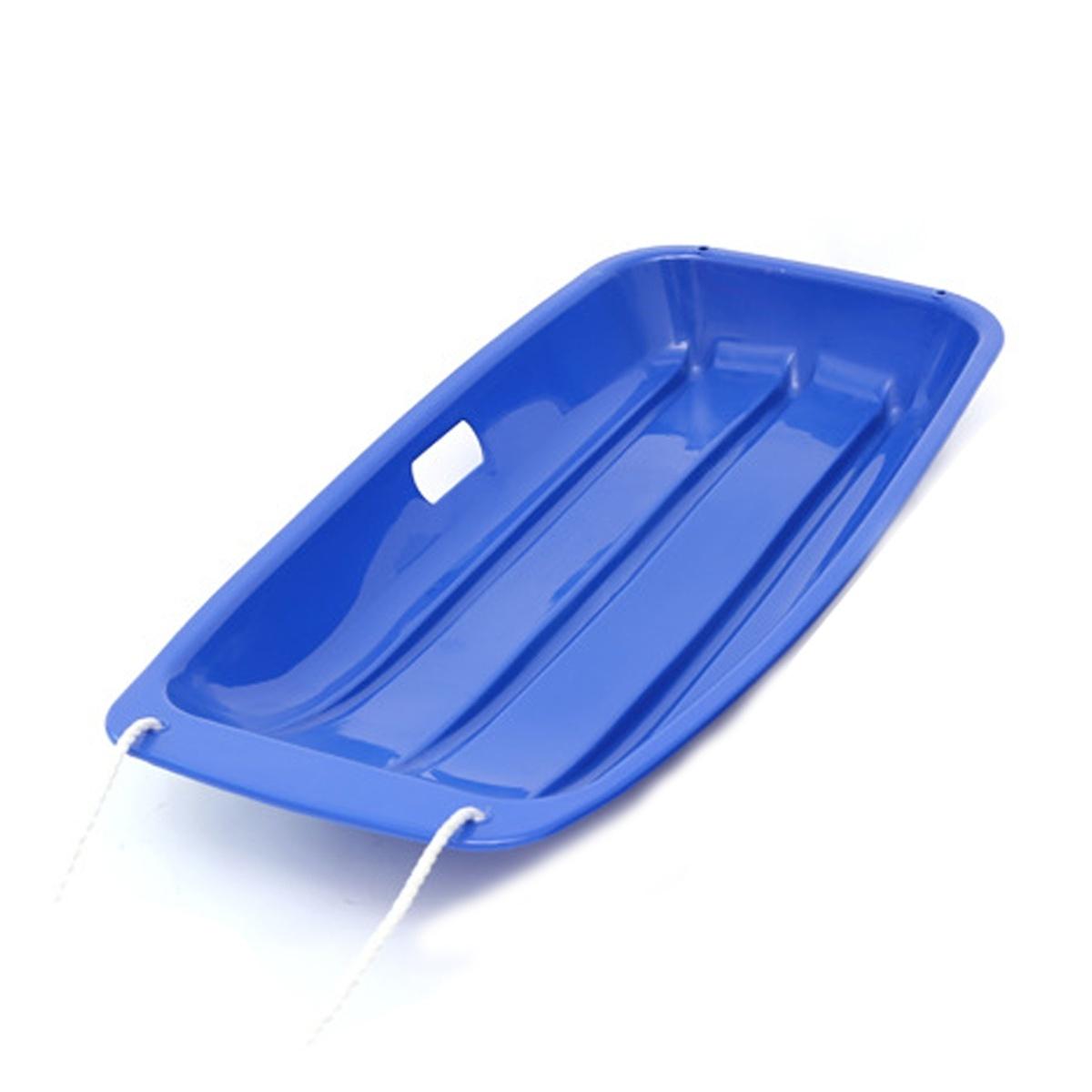 30CM Snow Sled for Adults and Kids Color : Blue 43 Sand Sled Boat Sleigh100 Toboggan Sled with Grass Skiing Snowboard Boat Sleigh Brakes & Anti-Slip Foot Panels 