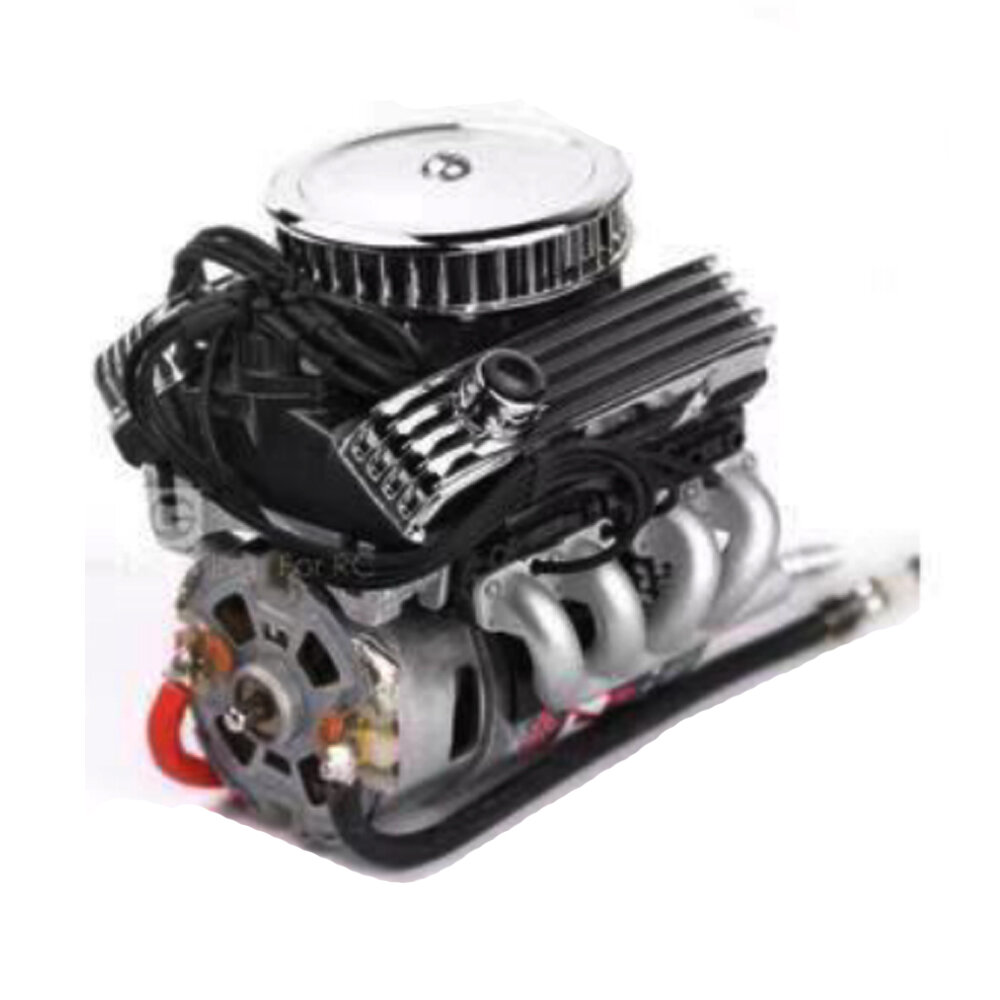 Oude V8 Simulatie Motor Ventilator Radiator F82 Elektrische Ventilatorkap RC Auto-onderdelen