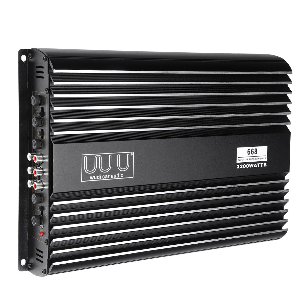 3200W 12V 4-Channel Car Audio Stereo Power Amplifier Bass ...