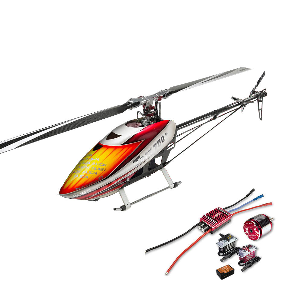 ALIGN T-REX 700L V2 6CH 3D Flying RC Helicopter Super Combo With Brushless 520KV Motor Servo ESC Flybarless System