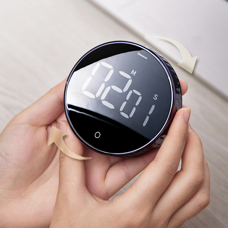 Baseus Magnetic Digital Timers Alarm Clock z EU za $10.59 / ~43zł