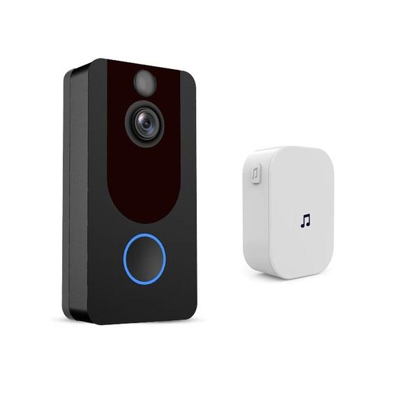 

V7 Smart Video Doorbell HD 1080P Camera Intercom With Chime Night vision IP WiFi Door Bell Wireless Security Home Camera