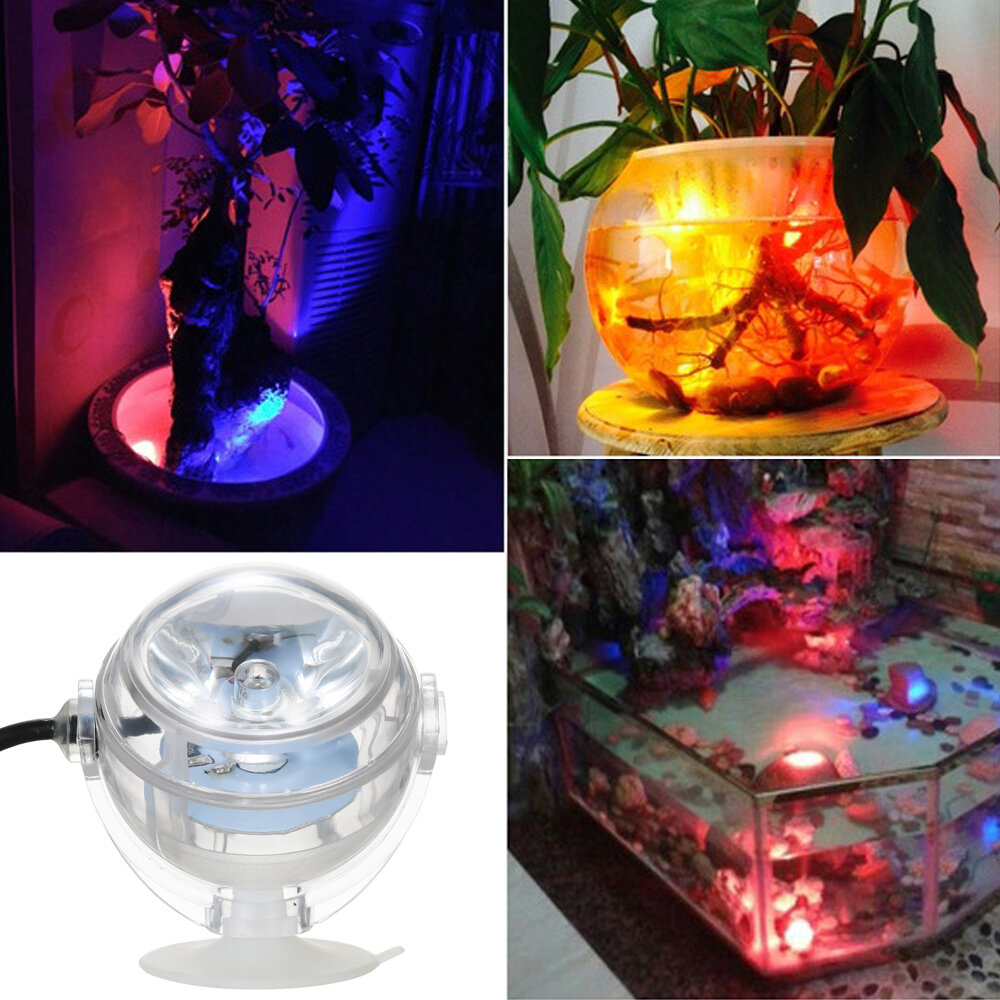 DC 5V IP65 Waterproof Aquarium LED Light RGB Multicolor Tank Light Reef Lamp Spotlight with Remote Control