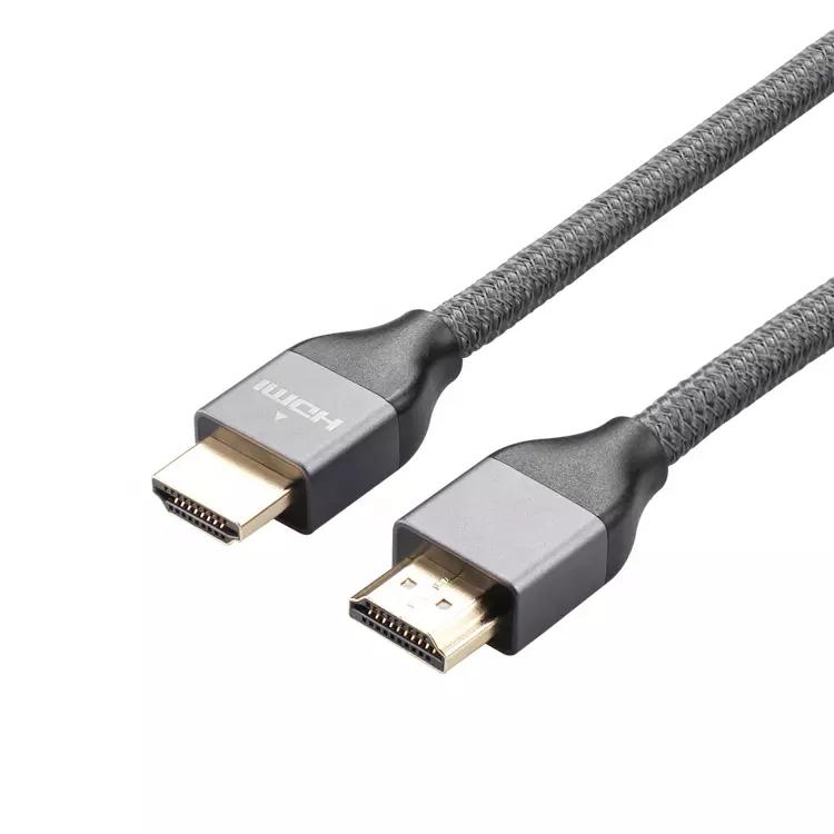 

ULT-unite Высокоскоростной кабель HDMI2.1 8K @ 60 Гц 4K @ 120 Гц 48 Гбит 30AWG Плетеный 1,5 м кабель HDMI Видеокабель