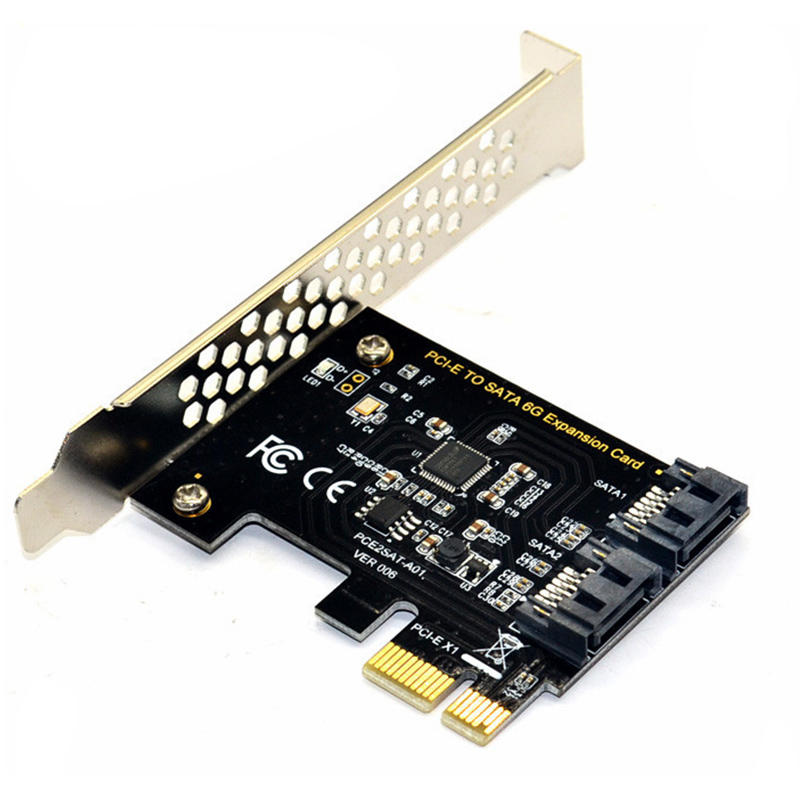 ITHOO PCE2SAT-A01 PCI-E to SATA3.0 6Gbps PCI-E Expansion Card IPFS Hard Disk Adapter for Desktop Com