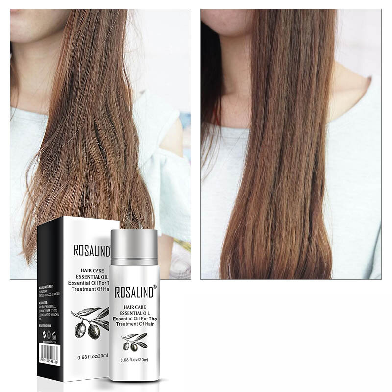 RosalindKeratin Hair Treatment Essence Serum Hairs Mask Keratin Shampoo For Hair Loss Repair Dry Damage Care Oil For H