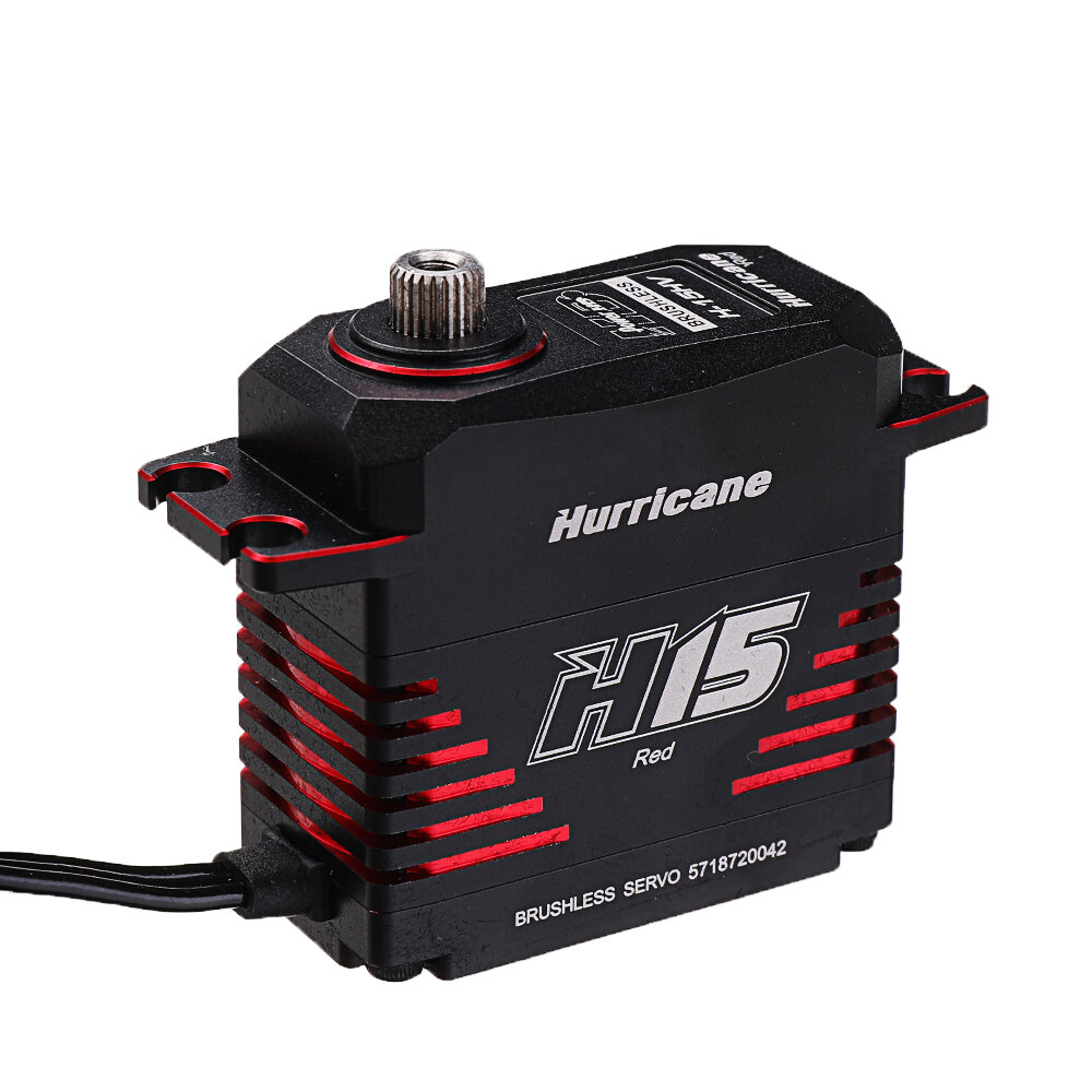 Vermogen HD orkaan H15 17.5kg HV borstelloze metalen versnelling digitale servo voor 500-700 klasse 